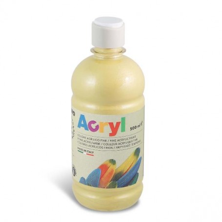 BOTTIGLIA 500ML TEMP ACRILICA ORO (4003TA500920)