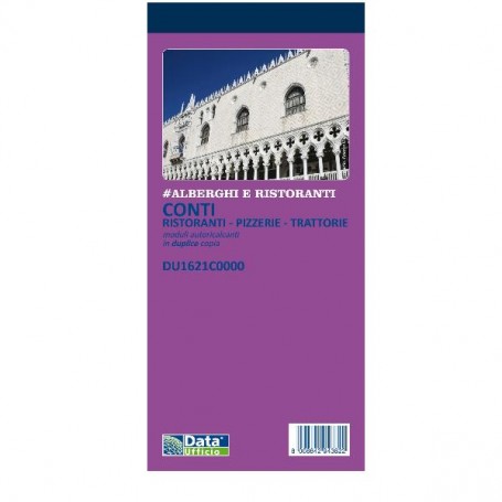 CF5 BLOCCO CONTI RISTORANTI 50/50 (DU1621C0000)