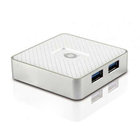 Conceptronic HUBBIES03W hub di interfaccia USB 3.2 Gen 1 (3.1 Gen 1) Type-A 5000 Mbit/s Bianco (HUBBIES03W)