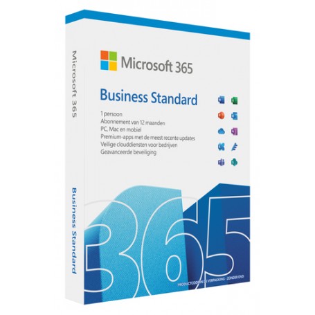 MICROSOFT 365 BUSINESS STANDARD RETAIL SUB 1 YEAR (KLQ-00679 ex KLQ-00468)