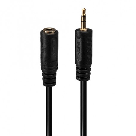 Lindy 35698 cavo audio 0,2 m 2.5mm 3.5mm Nero (35698-LND)