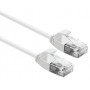 Nilox NX090506110 cavo di rete Bianco 0,5 m Cat6a U/UTP (UTP) (NX090506110)