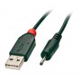 Lindy 70265 cavo di alimentazione Nero 1,5 m USB A EIAJ-01 (2.5 mm, 0.7 mm) (70265)