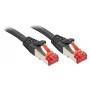 Lindy Rj45/Rj45 Cat6 1m cavo di rete Nero S/FTP (S-STP) (47777)