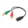 Equip 147942 splitter audio Nero (147942)