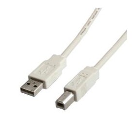 Nilox NX090301122 cavo USB 4,5 m USB 2.0 USB A USB B Bianco (NX090301122)