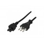 CAVO ALIMENTAZIONE 1MT PER NB BK STRAIGHT COMPAQ/PRESA TRIPOLARE ADJ (320-00097)