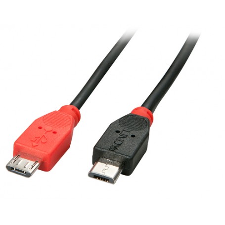 Lindy 31758 cavo USB 0,5 m USB 2.0 Micro-USB B Nero (31758)