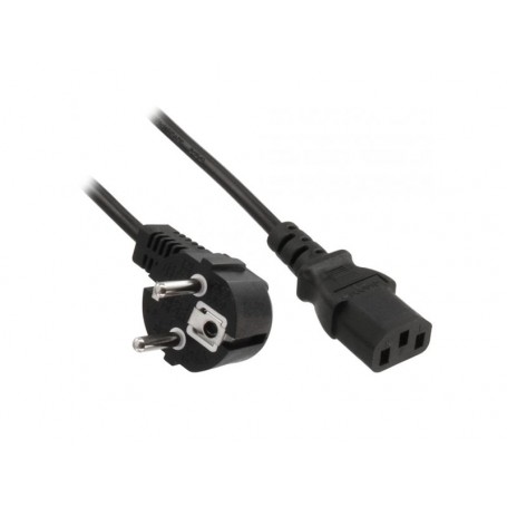 CAVO ALIMENTAZIONE 2MT SCHUKO BK 250VAC 10A ADJ (320-00099)
