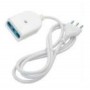 Redline RDL5927 prolunghe e multiple 3 m 1 presa(e) AC Interno Bianco (RDL5927)