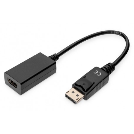 Digitus Cavo adattatore DisplayPort, DP/M - HDMI tipo A/F (AK-340408-001-S)