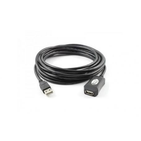 CAVO USB 2.0 A-A 5MT M/F PROLUNGA BK RIPETITORE DI SEGNALE ADJ (320-00029)