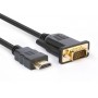 Hamlet XVCHDM-VGA180 cavo e adattatore video 1,8 m HDMI tipo A (Standard) VGA (D-Sub) Nero (XVCHDM-VGA180)