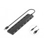 Conceptronic HUBBIES08B hub di interfaccia USB 2.0 480 Mbit/s Nero (HUBBIES08B)
