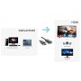 Hamlet XVCDP-HDM18 cavo e adattatore video 1,8 m DisplayPort HDMI tipo A (Standard) Nero (XVCDP-HDM18)