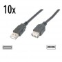 Nilox NX090301136 cavo USB 1,8 m USB 2.0 USB A Nero (NX090301136)