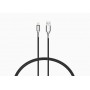 Cygnett Lightning - USB-A 2 m Nero, Acciaio inossidabile (CY2670PCCAL)