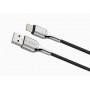 Cygnett Lightning - USB-A 2 m Nero, Acciaio inossidabile (CY2670PCCAL)