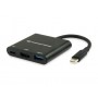 Conceptronic DONN01B hub di interfaccia USB 3.2 Gen 1 (3.1 Gen 1) Type-C 5000 Mbit/s Nero (DONN01B)