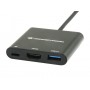 Conceptronic DONN01B hub di interfaccia USB 3.2 Gen 1 (3.1 Gen 1) Type-C 5000 Mbit/s Nero (DONN01B)