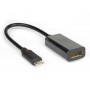 Hamlet XVAUC-DP4K cavo e adattatore video USB tipo-C DisplayPort Nero (XVAUC-DP4K)
