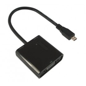 Nilox NX080200129 cavo e adattatore video 0,15 m Micro-HDMI VGA (D-Sub) Nero (NX080200129)