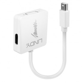 Lindy 41039 cavo e adattatore video 0,2 m Bianco (41039)