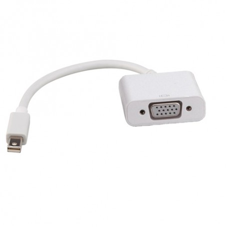 ROLINE Mini DisplayPort-VGA Adapter, Mini DP M - VGA F white Bianco (CRO12033125)