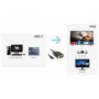 Hamlet XVAUC-VGA20 cavo e adattatore video 2 m USB tipo-C VGA (D-Sub) Nero (XVAUC-VGA20)