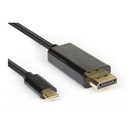 Hamlet XVAUC-DP4K20 cavo e adattatore video 2 m USB tipo-C DisplayPort Nero (XVAUC-DP4K20)