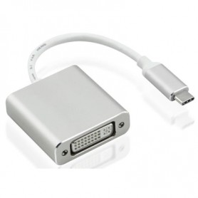 Nilox USB Type-C - DVI-I M/F adattatore grafico USB Argento (NX080200124)