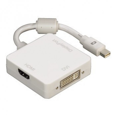 Hama mini DisplayPort - DVI/DisplayPort/HDMI Bianco (HA7653245)