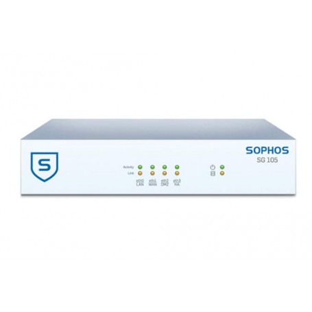 Sophos SG 105 rev. 3 firewall (hardware) Desktop 2500 Mbit/s (SG1AT3HEK)