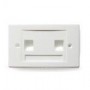 PLACCA 503 PER 2 KEYSTONE BIANCA (440101)