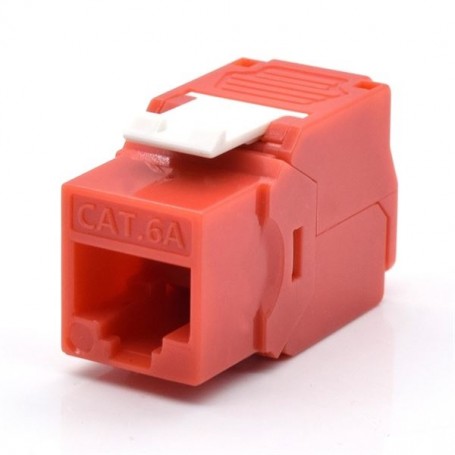 PRESA RJ45U CAT.6A  ROSSO (WPC-KEY-6AUP-TL/R)