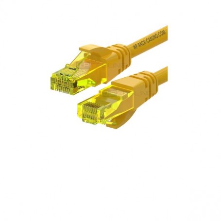 PATCH U/UTP CAT.6A LSHF GIALLO 0.5M (WPC-PAT-6AU005Y)