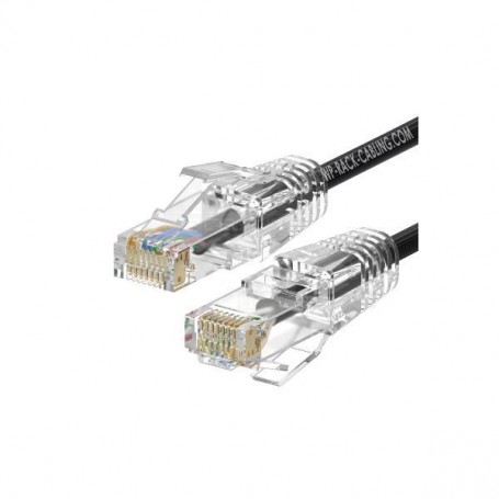 PATCH U/UTP CAT.6A LSHF NERO 0.2M (WPC-PAT-6AU002BL-S)