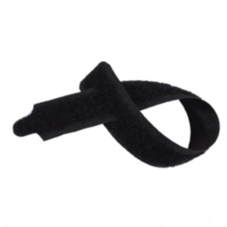 CF10FASCETTE FISSACAVI  VELCRO NERO (M001407)