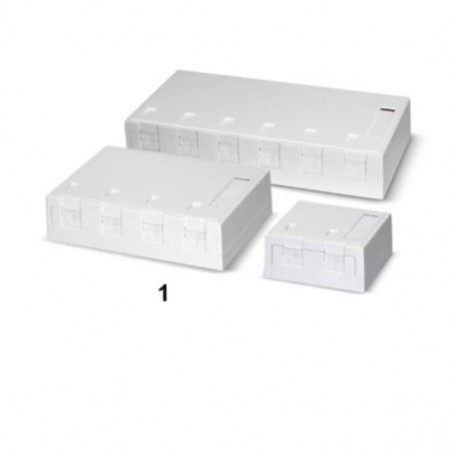 SCATOLA KEYSTONE 6 PRESE BIANCA (418039)