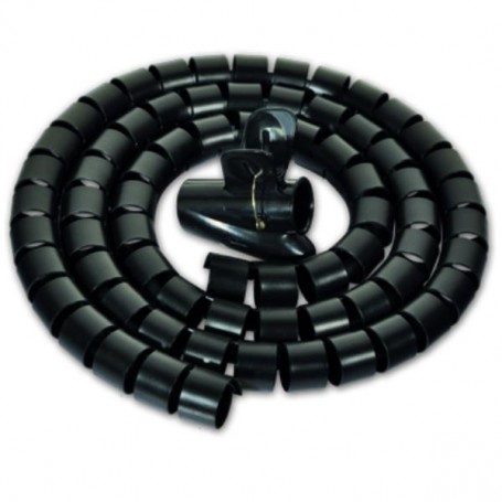 COPRICAVI SPIRALATO NERO CON GUIDA (M001408)