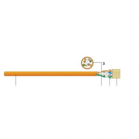 CAVO U/UTP CAT.6 CCA ARANCIO 500M (24014101CL)