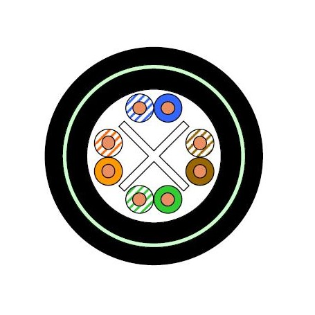 CAVO F-U/UTP CAT.6 PE NERO 500M (60016068)