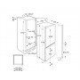 Smeg C4172F frigorifero con congelatore Da incasso 268 L F Bianco (C4172F)
