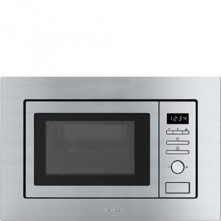 Smeg FMI017X forno a microonde Da incasso Microonde con grill 20 L 800 W Acciaio inossidabile (FMI017X)