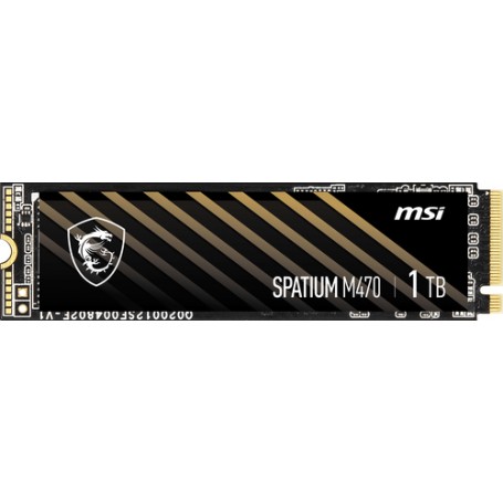 MSI SPATIUM M470 M.2 1000 GB PCI Express 4.0 3D NAND NVMe (S78-440L420-P83) (SPA-M470-M2-1T)