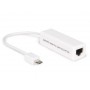 Hamlet Cavo adattatore micro USB OTG to LAN converte in porta RJ-45 Fast Ethernet 10/100 Mbps per Tablet e Smartphone (HNUMF100)