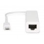 Hamlet Cavo adattatore micro USB OTG to LAN converte in porta RJ-45 Fast Ethernet 10/100 Mbps per Tablet e Smartphone (HNUMF100)