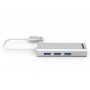 Hamlet XHUB330LAN hub di interfaccia USB 3.2 Gen 1 (3.1 Gen 1) Type-A 5000 Mbit/s Argento (XHUB330LAN)
