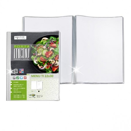 PORTA MENU TI 2 BUSTE 22X30 TRASP (56700200)