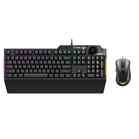 ASUS TUF Gaming Combo K1&M3 tastiera USB QWERTY Italiano Nero, Grigio (90MP02A0-BCIA00)
